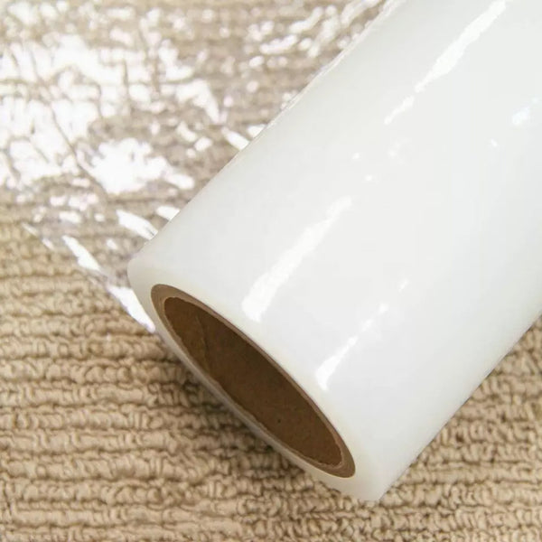 10m/Roll Self Adhesive Clear Carpet Protector Film - Durable Strong PE Carpet Protector Film Cover, Fully Waterproof Dustproof Stair Protector For Carpet, Floor, Wall, Furniture