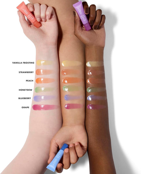 E.L.F. Squeeze Me Lip Balm, Moisturising Lip Balm for a Sheer Tint of Colour, Infused with Hyaluronic Acid, Vegan & Cruelty-Free, Grape