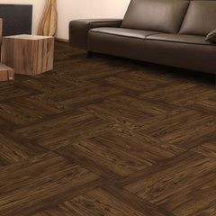 LIVINGANDHOME 24PCS Peel and Stick Non-slip Floor Tiles - 12