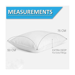 Pillows Made in UK Pillow for Sleeping pack of 2 and 1 Hotel Quality Pillows Side Sleeper Bounce Back Bed Pillow Quick rebound, Dust Proof Resistant Premium Filled Pillows