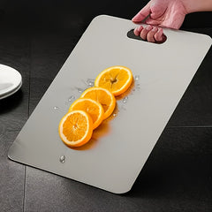 Three Stainless Steel Plates, Sturdy And Easy to Maintain, Suitable for Cutting Fruits, Vegetables, Meat, And Bread, Equipped with Safe Cutting Boards, Easy to Clean Kitchen Preparation Mats, Meals, Cutting Boards, Multifunctional Kitchen Tools