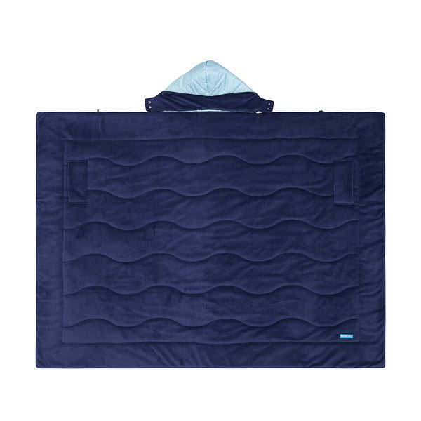 Below Zero Outdoor Wearable Blanket, Blue