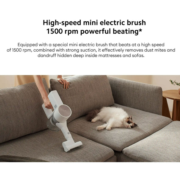 Xiaomi Vacuum Cleaner G20, with 2-in-1 brush nozzle for home sweeping cleaning, 25000Pa strong cyclone suction, 0.66L dust cup, handheld vacuum cleaner