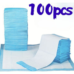 10/50/100pcs Super Absorbent Dog Diaper Mats, Leak-Proof, Quick-Dry Thick Deodorant Puppy Urine Pads Dog Toilet Mats For Potty Training Made of Polyester Fiber