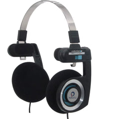 Retro Headphone with Microphone Stereo Classic Open Hifi On-Ear HD Earphones Foldable Portable Lightweight Headset