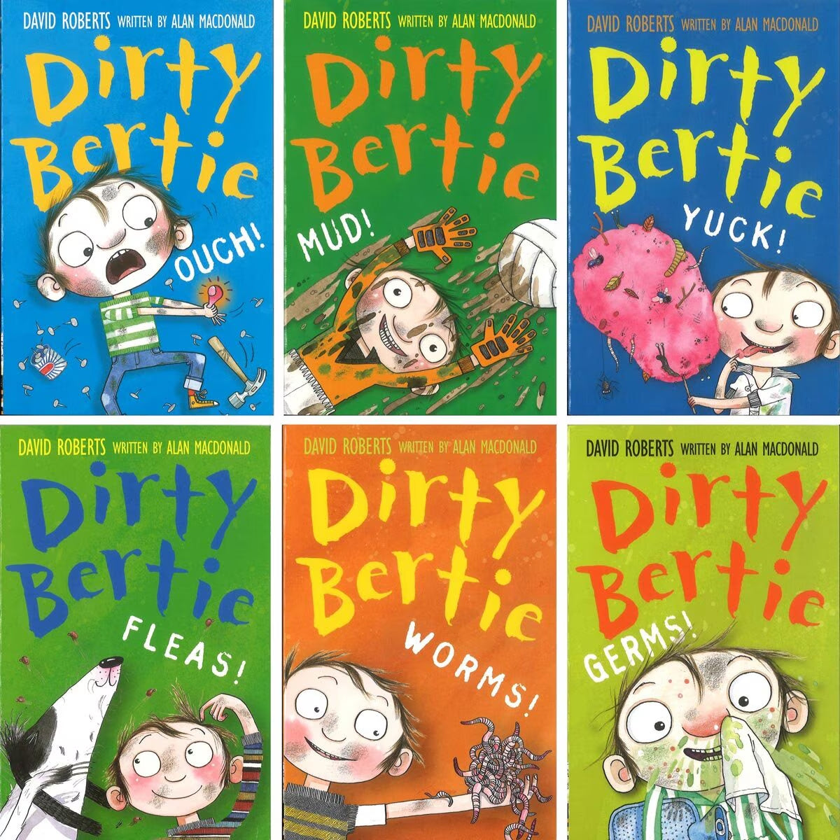 Dirty Bertie 6 Book Collection, Alan Mcdonald (5+ Years)