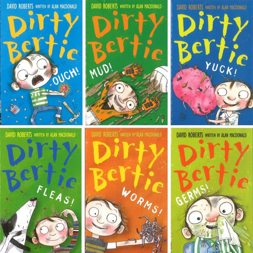 Dirty Bertie 6 Book Collection, Alan Mcdonald (5+ Years)