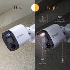 Swann 4MP (2K) DVR 8 X Channel / 4 X PRO-2KMQB Bullet Cameras with 1TB HDD, SWDVK-8468042KMQB-EU