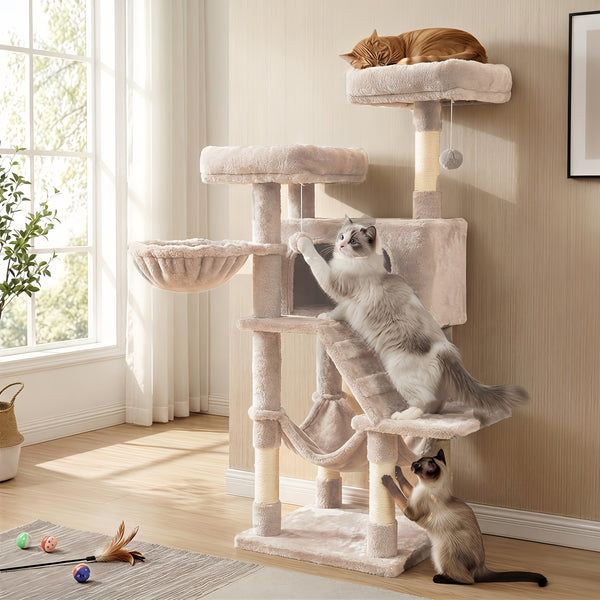 Cat Tree, Cat Tower for Large Cats, Ultra-Soft