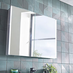 Tavistock Endure 2 Door Mirror Cabinet, 65.8 X 104.8 X 12.9 Cm