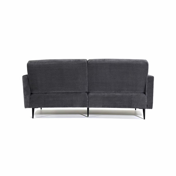 MOONAP Monroe Dark Grey Fabric 3 Seater Sofa