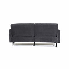 MOONAP Monroe Dark Grey Fabric 3 Seater Sofa