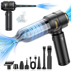 Suitu Portable Home and Car Vacuum Cleaner, USB Rechargeable, Suitable for Cars, Homes, Offices, and Camping, Handheld High-Power Wireless Vacuum Cleaner for Car and Household Use, Car Vacuum Cleaner, Car Accessories, Vacuum Cleaner For Home, Portable Vac