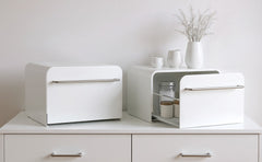 Coffee Machine Stand with Storage Drawer Metal Countertop Organiser Box for Cups and Coffee Accessories, Kitchen Worktop Space-Saving Rack