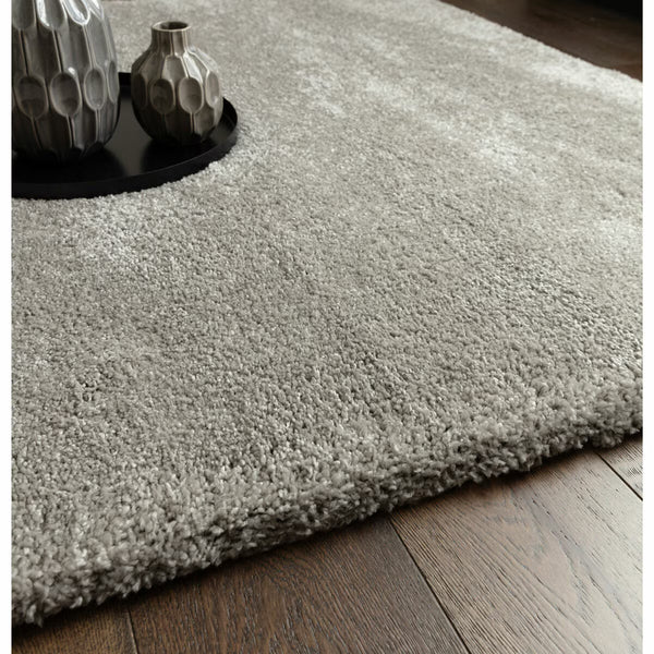 Atlas Shaggy Silver Rug, in 3 Sizes