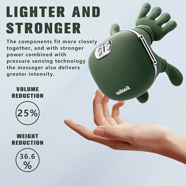 Multi-functional Shoulder And Neck Massager, Full-body Massage Device with Heating Function, Effectively And Relaxes Muscles, Massages Shoulders, Back And Legs, Comfortable Electric Acupoint Massager, USB Charging, Long Battery Life