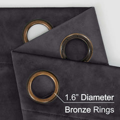 2pcs Premium Velvet Blackout Curtains – High-Quality Thermal Insulated Room Darkening Window Drapes, Light-Blocking Rod Pocket Curtains for Living Room Decor, Bedroom, Machine Washable Home Decorations
