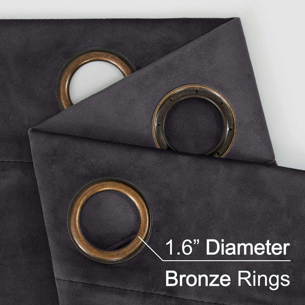 2pcs Premium Velvet Blackout Curtains – High-Quality Thermal Insulated Room Darkening Window Drapes, Light-Blocking Rod Pocket Curtains for Living Room Decor, Bedroom, Machine Washable Home Decorations