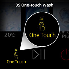 Chiq CW086581AXU Washing Machine, 8Kg, 1400Rpm, BLDC Inverter Motor, 12 Washing Cycles, Steam Care, LED Touchscreen, Grey