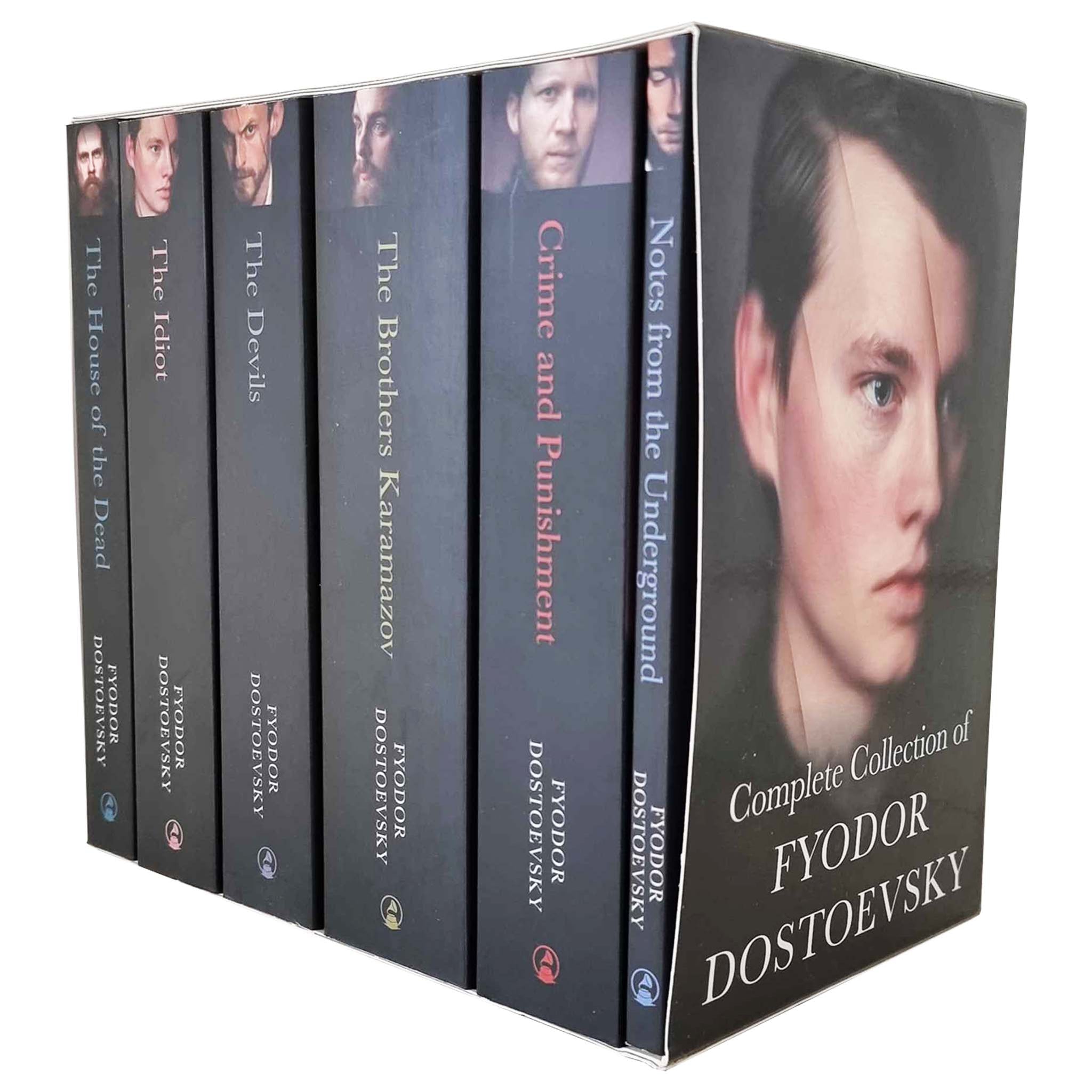 The Complete Collection of Fyodor Dostoevsky 6 Books Set (Notes From The Underground, Crime and Punishment, The Brothers Karamazov, The Devils, The , The House of the Dead)