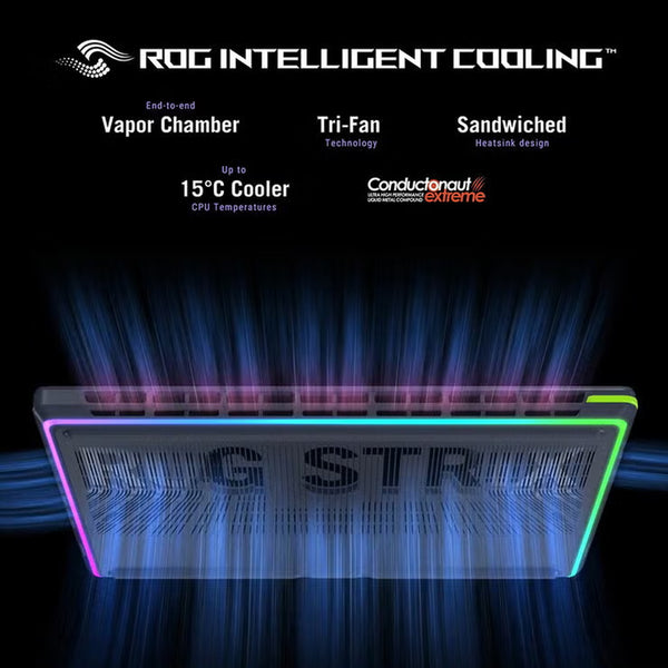 ASUS ROG Strix, Intel Ultra 9, 32GB RAM, 1TB SSD, NVIDIA Geforce RTX 5070 Ti, 18 Inch Gaming Laptop, G815LR-TT281W