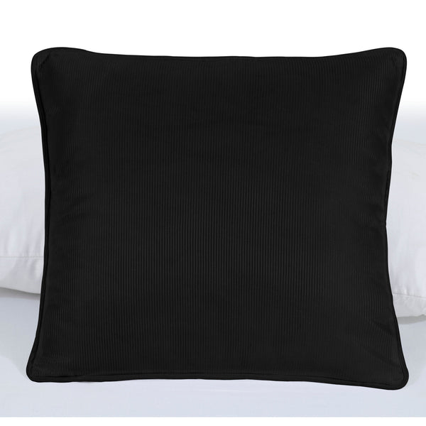 Pinstripe Cushion Cover 100%Microfiber Zip Entry Home Sofa Decor PipeEdge 18x18