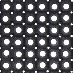 JVL Rondo Contract Rubber Floor Mat, 100 X 50 Cm - 5 Pack