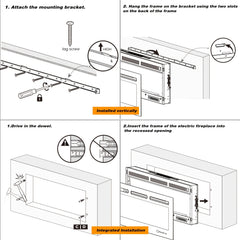 2-Stage Heater with Large Ventilation Holes | 2 Control Modes, 20 Mixed Flames, 5 Brightness Levels, Overheat Protection, 5-Level Flame Adjustment, Timer Function, Square Shape, 220V-240V, British Specification Plug, Brand: Oyajia