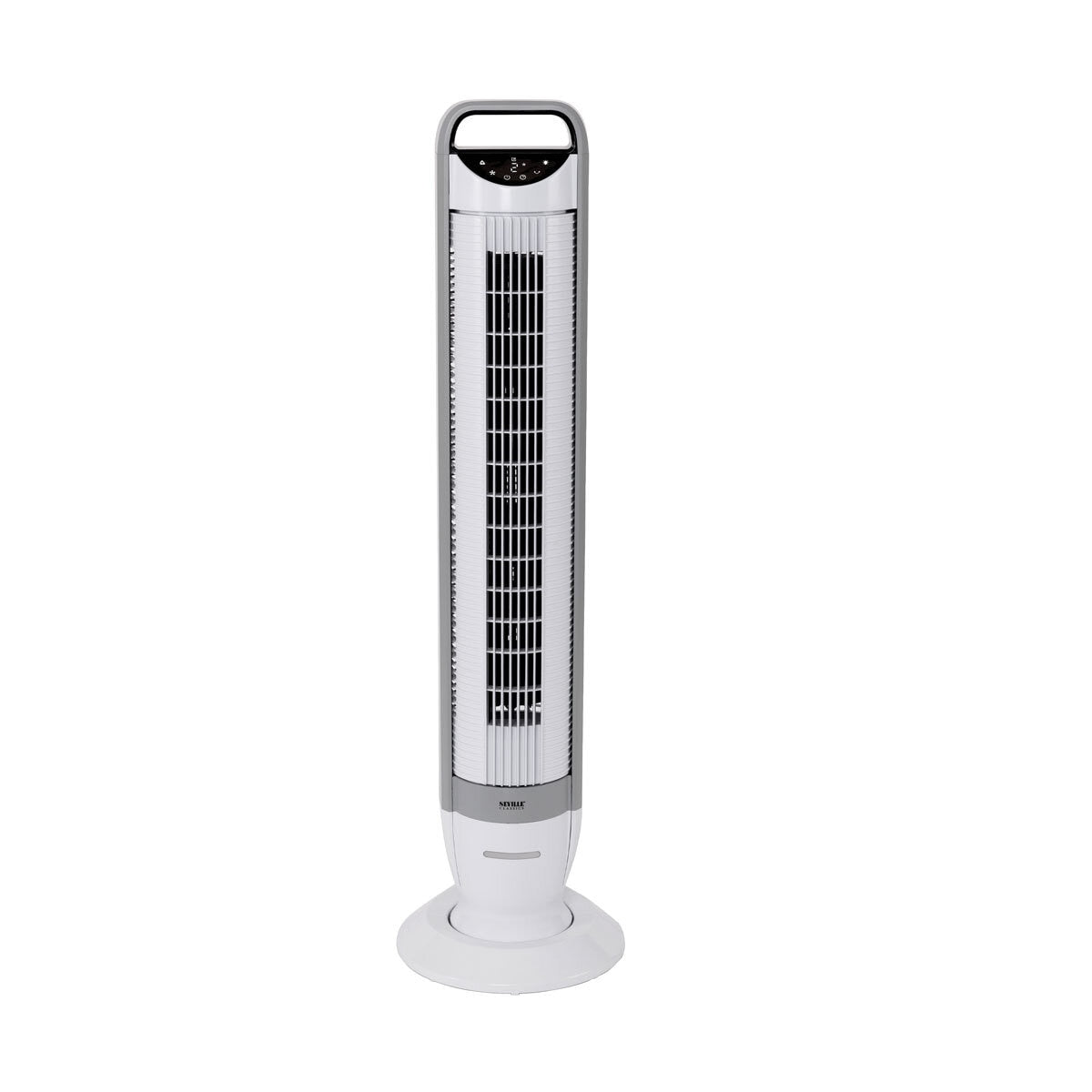 Seville Ultra Slimline Tower Fan with Night Light in White EHF10142