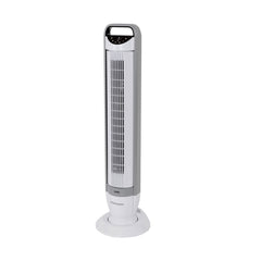 Seville Ultra Slimline Tower Fan with Night Light in White EHF10142