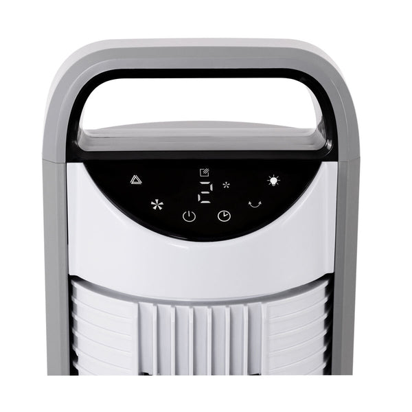 Seville Ultra Slimline Tower Fan with Night Light in White EHF10142