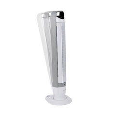 Seville Ultra Slimline Tower Fan with Night Light in White EHF10142