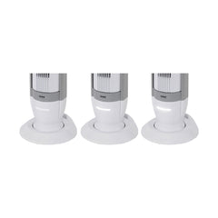 Seville Ultra Slimline Tower Fan with Night Light in White EHF10142