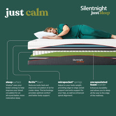 Silentnight Just Calm Rolled Mattress in 4 Sizes