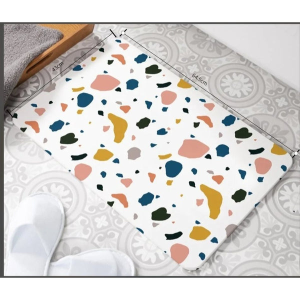 Stone Coffee-Colored Marble Floor MATS