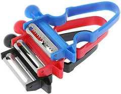 Magic Trio Peeler Set of 3 Vegetable Potato and Fruit Peeler UK Arthritis