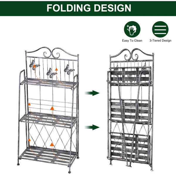 Metal Weather Resistant Plant Stand