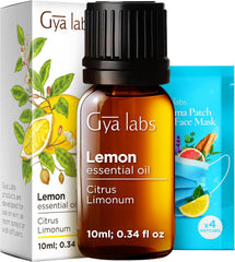 Gya Labs Rose Essential Oils for Skin - 100% Pure Natural Rose Oil for Face, Hair, Diffuser, Perfume & Candle Making Scent Aromatherapy (10Ml)