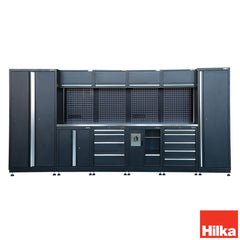Hilka Garage Industrial 15 pc Modular Cabinet Set