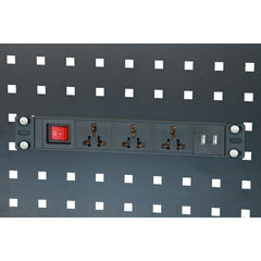 Hilka Garage Industrial 15 pc Modular Cabinet Set