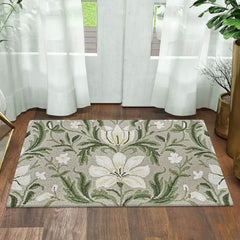 Spring Colourful Hooked Accent Rug in 4 Designs, 56 X 97 Cm