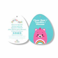 Squishmallows Original Care Bears 20In Cheer Bear – Official Jazwares Plush