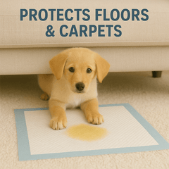 50 x ALIA Pet Training Pads | Dog Training Pads | Super Absorbent Puppy Pee Pads, Leak-Proof, Quick-Dry, Odor Control | Disposable Potty Pads for Dogs & Puppies 56 x 56 cms | 1 Pack of 50