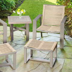 Agio Canyon 5 Piece Small Space Wicker Set + Cover