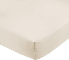 Amazon Basics Soft Microfibre Single Fitted Sheet, Deep Pocket 12 Inch (30 Cm), White
