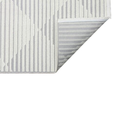 Concept Looms Jazz Grey Diamond Indoor Oudoor Rug, in 2 Sizes
