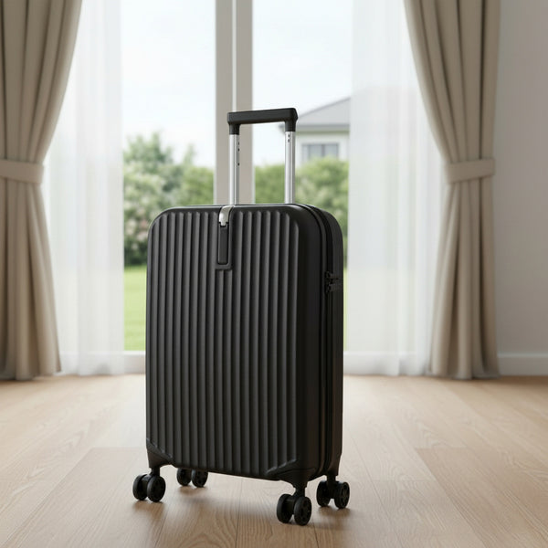 Foldable 20 Inch Trolley Luggage, Compact Carry-On Travel Suitcase, Durable Collapsible Luggage with Adjustable Handle, Ideal for Holiday Vacations, Train Journeys and Easy Storage At Home, 1pc