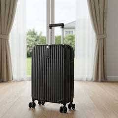 Foldable 20 Inch Trolley Luggage, Compact Carry-On Travel Suitcase, Durable Collapsible Luggage with Adjustable Handle, Ideal for Holiday Vacations, Train Journeys and Easy Storage At Home, 1pc
