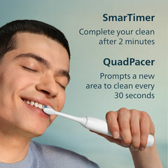 Philips Sonicare 3100 Duo Pack Electric Toothbrush , Black & White