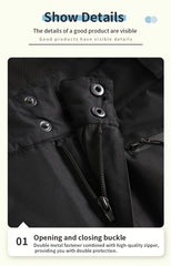 2025 New Men's Winter Thickened Ski Pants, Patchwork Design, Detachable Suspenders, Extra Thick and Warm, Suitable for Outdoor Skiing, Hiking, and Mountaineering